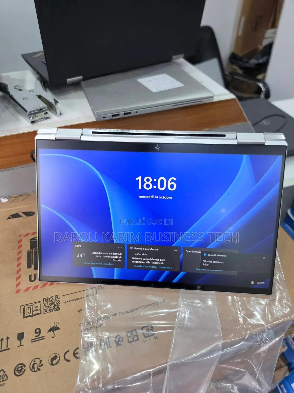 Nouveau HP EliteBook 1040 G8 16GB Intel Core i7 SSD 512GB