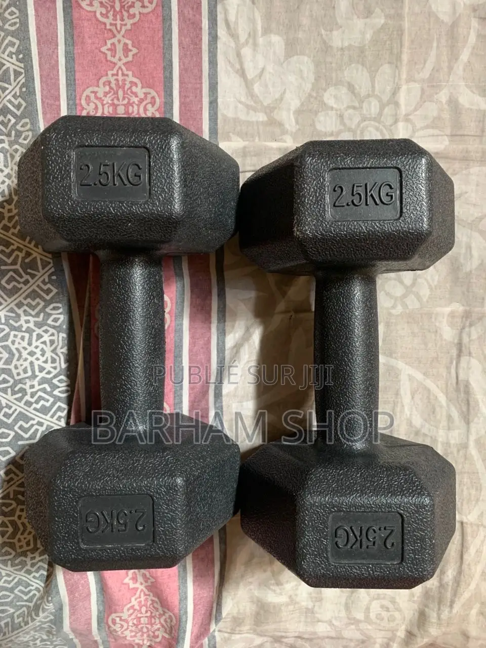 Paire D Halteres Hexagonales 2.5kg (5kg Total) Fitness