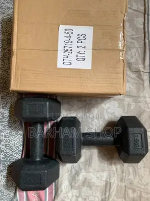 Paire D Halteres Hexagonales 2.5kg (5kg Total) Fitness