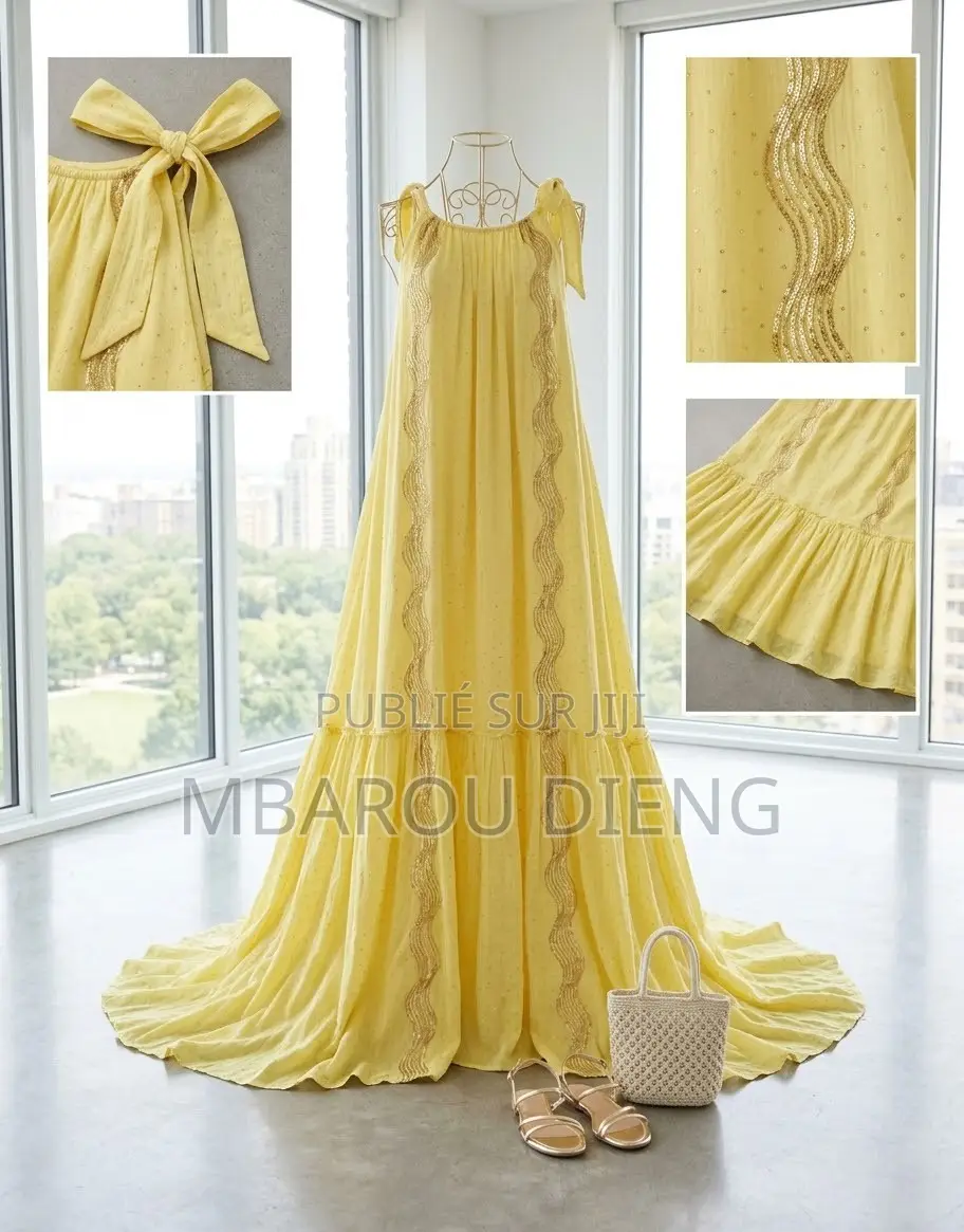 Magnifique Robe Traditionnelle Femme Élégante