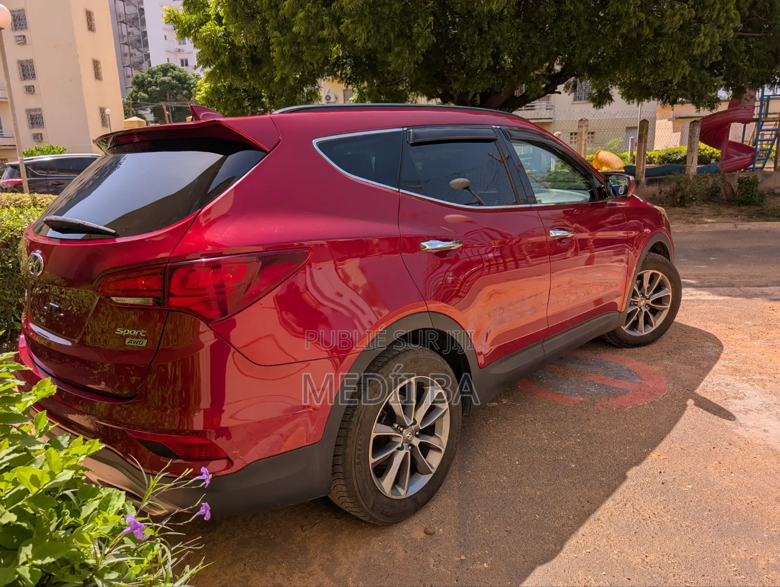 Hyundai Santa Fe SE AWD 2017 Rouge