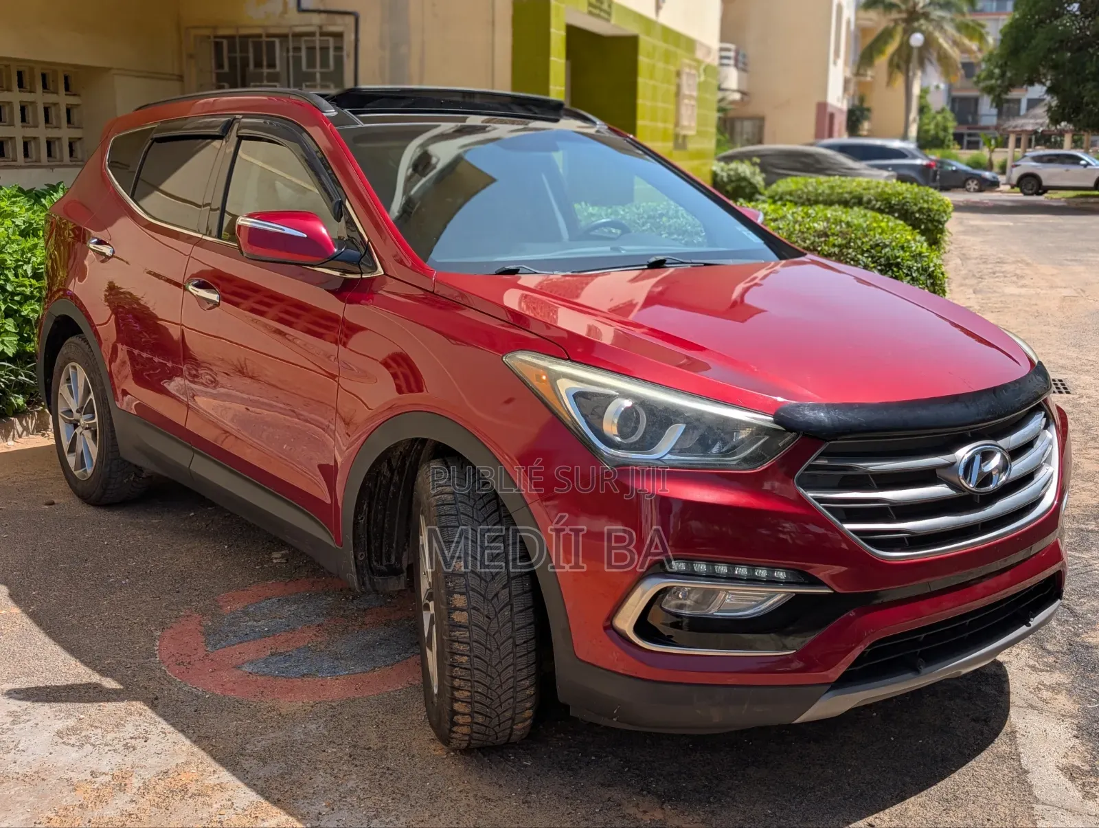 Hyundai Santa Fe SE AWD 2017 Rouge