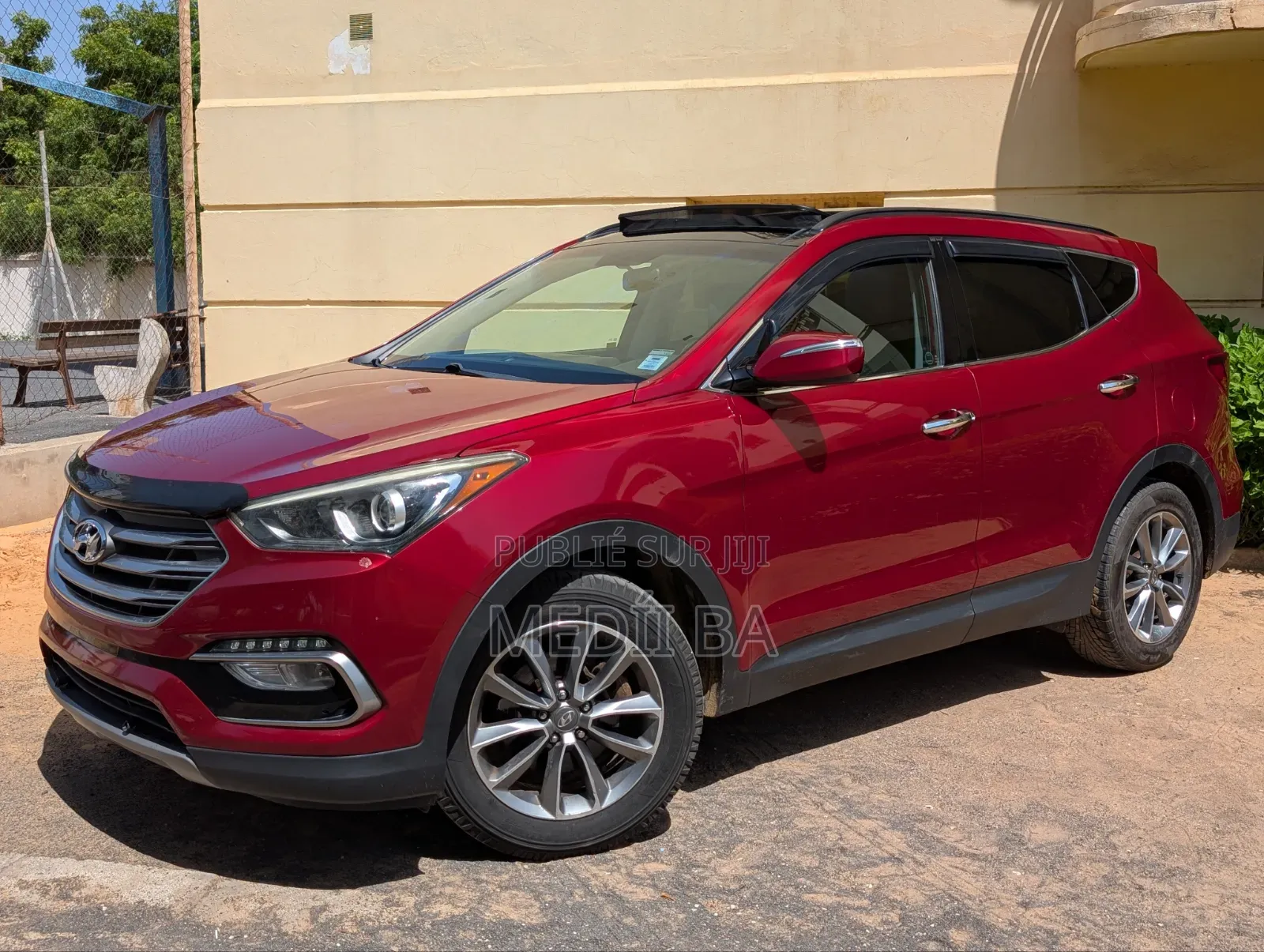 Hyundai Santa Fe SE AWD 2017 Rouge