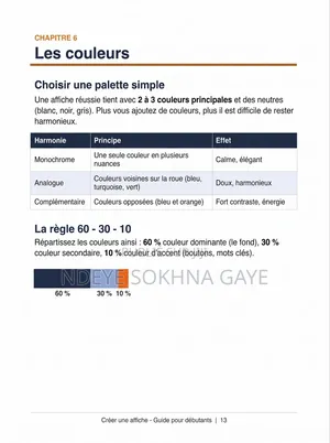 Guide Pour Créer Une Affiche