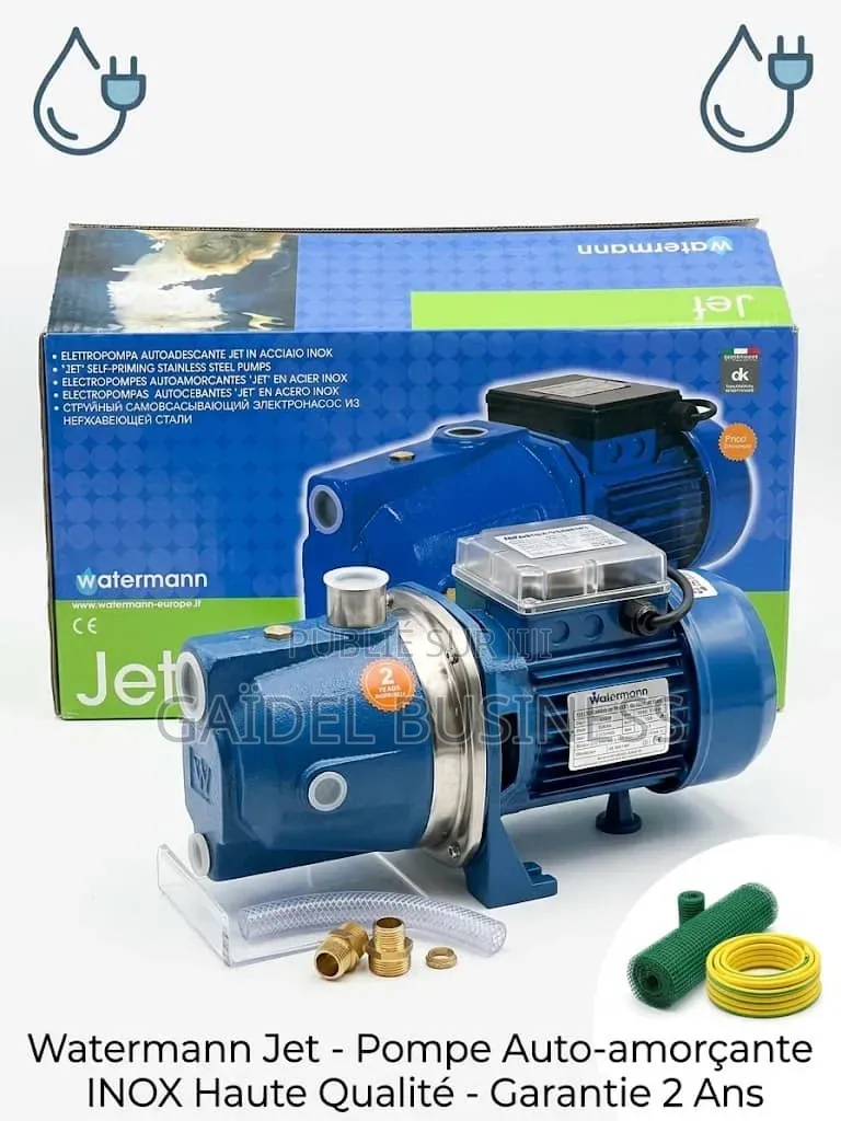 Pompe À Eau Auto-Amorçante Watermann Jet Inox