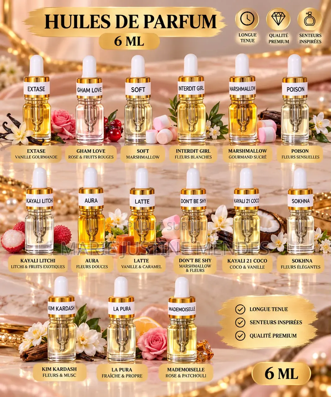 Huile Parfumé Pour Corps