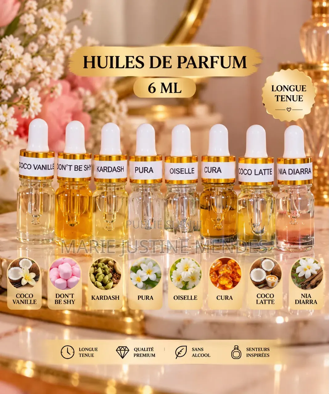 Huile Parfumé Pour Corps