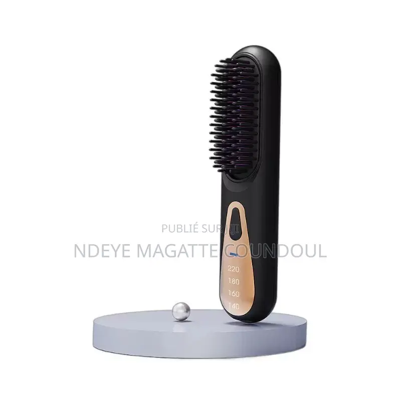 Peigne Lissante Chauffante Sans Fil