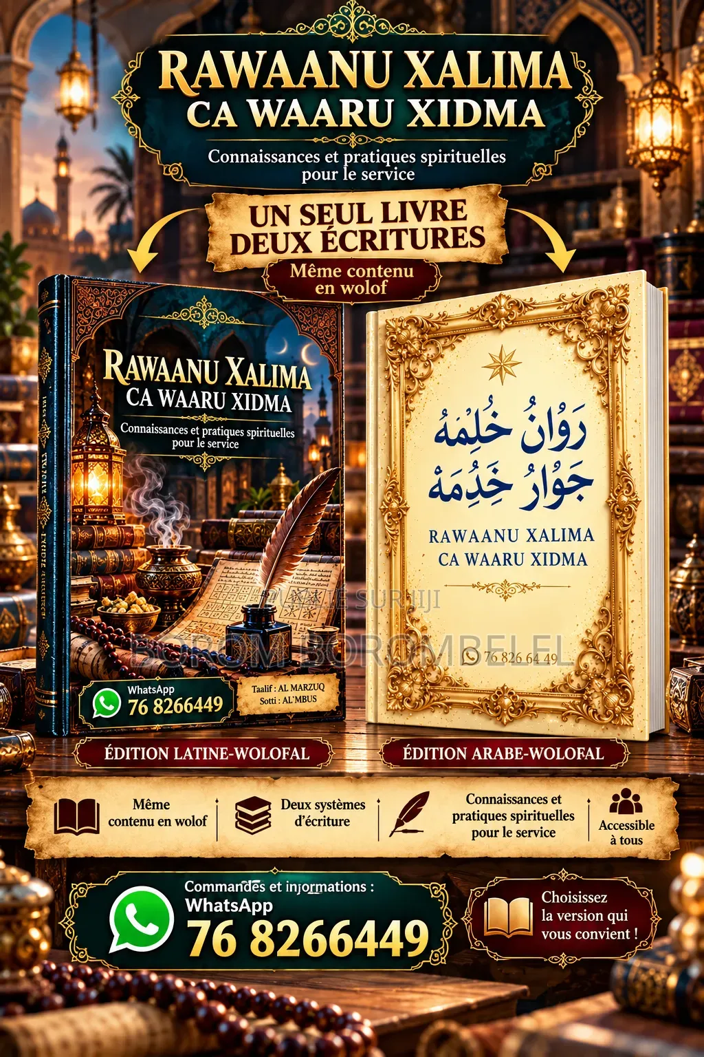Deux Livres Deux Versions d'Écriture Même Contenu