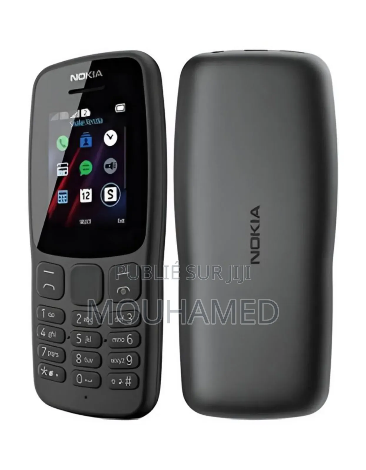 Nouveau Nokia 106 Noir