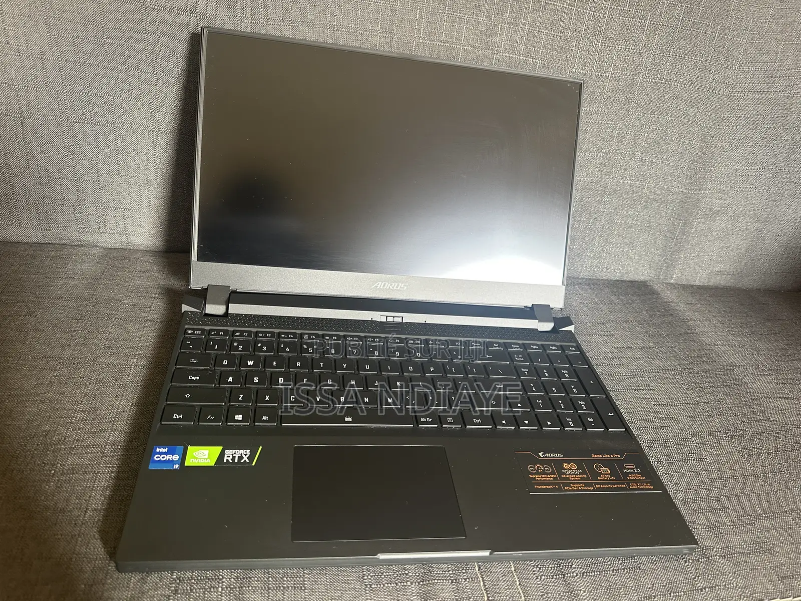 Nouveau Gigabyte AORUS 15P 32GB Intel Core i7 SSD 1T
