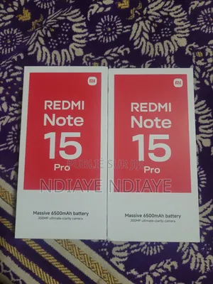 Nouveau Xiaomi Redmi Note 15 Pro 256 GB Noir