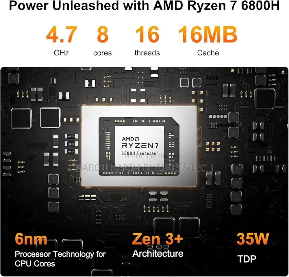 Nouveau Ordinateur de bureau 16GB AMD Ryzen 7 SSD 1T