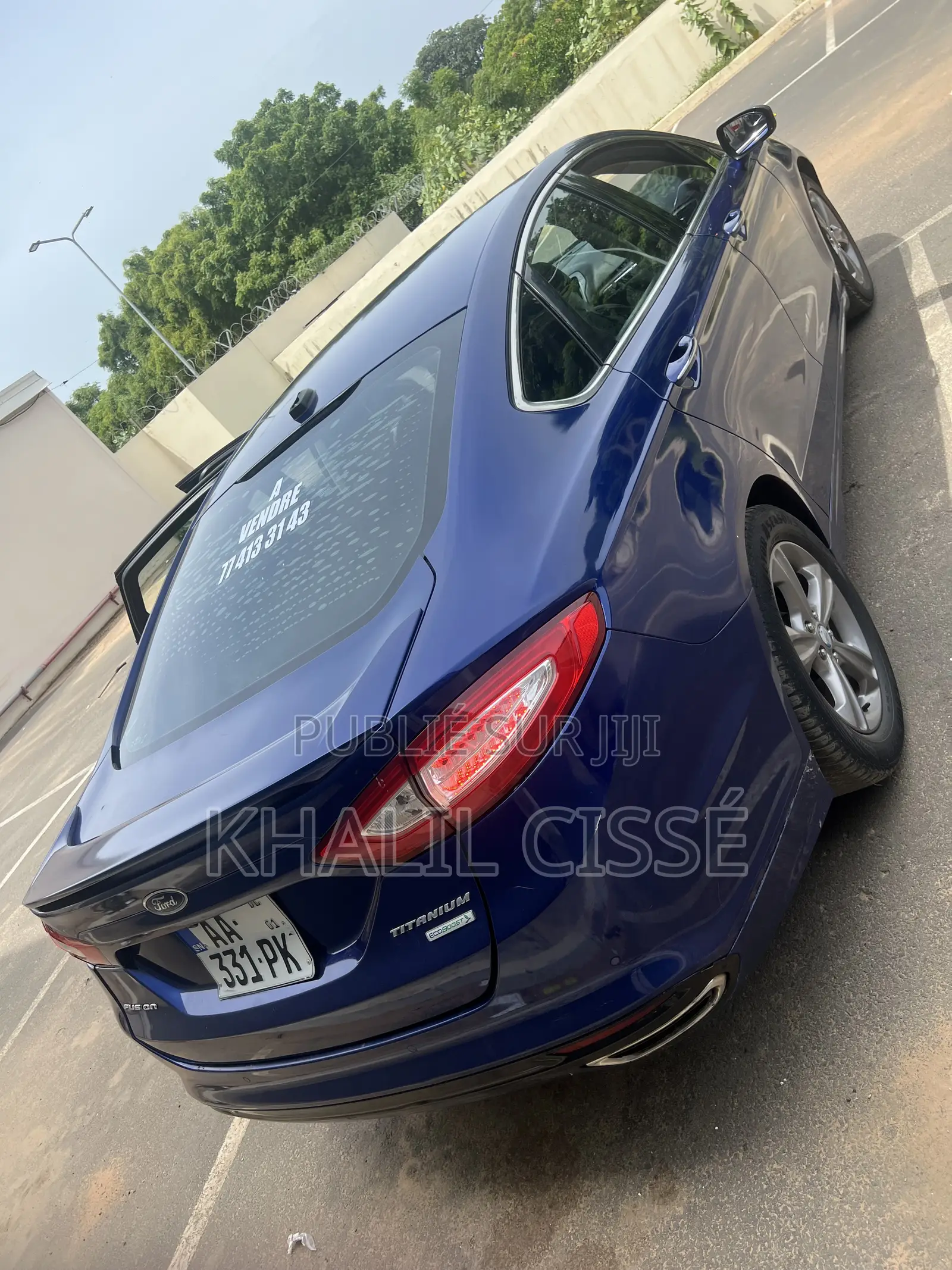 Ford Fusion Titanium AWD 2016 Bleu