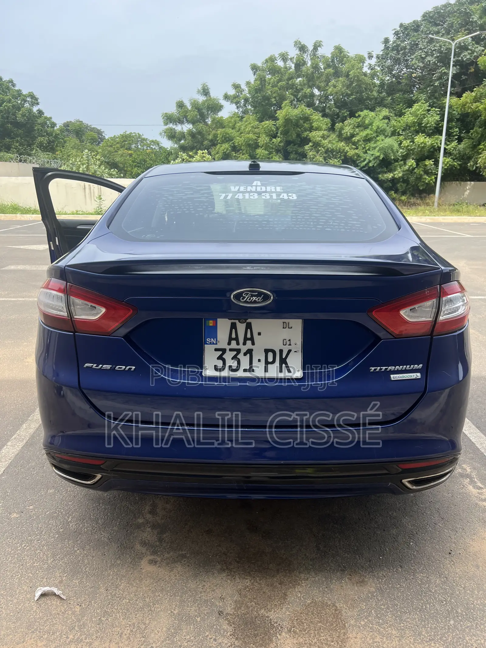 Ford Fusion Titanium AWD 2016 Bleu
