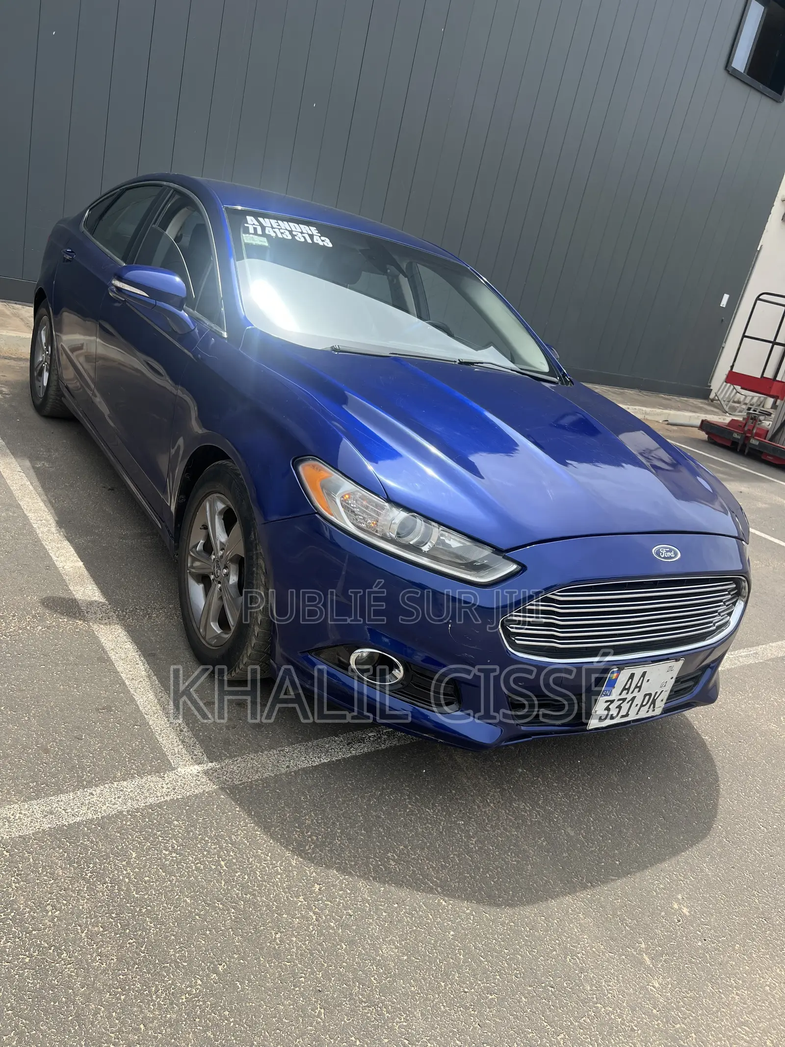 Ford Fusion Titanium AWD 2016 Bleu