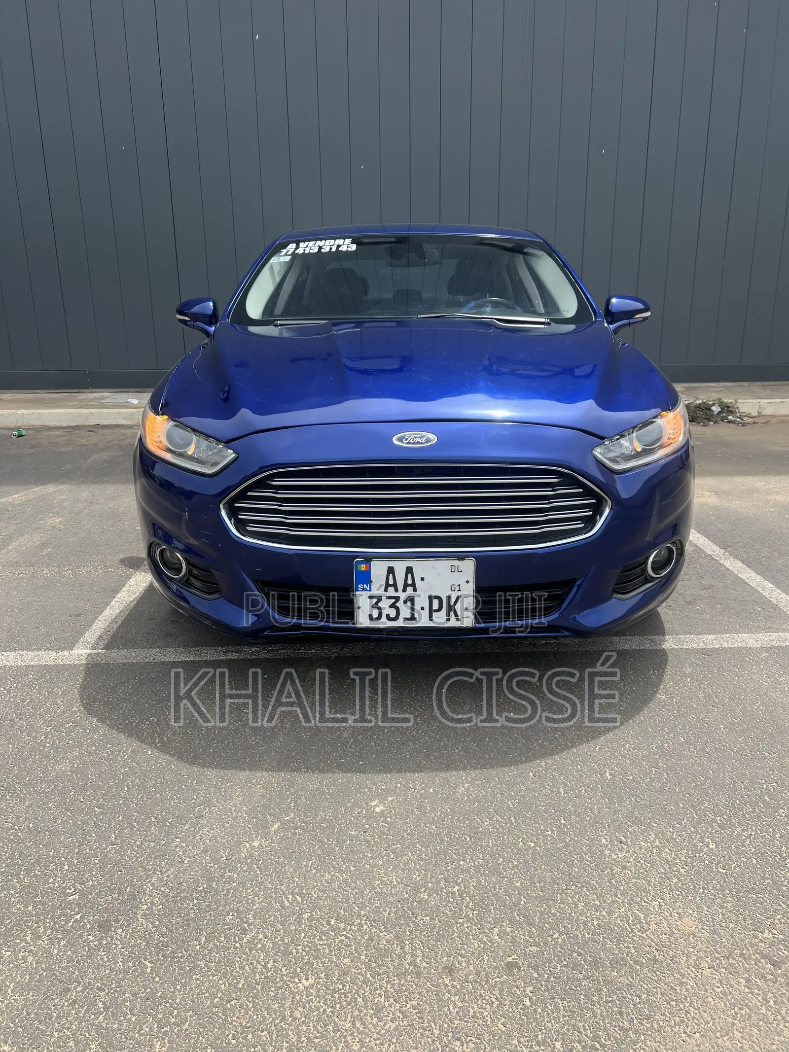 Ford Fusion Titanium AWD 2016 Bleu