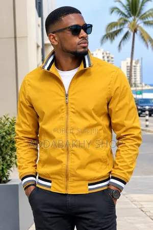 Veste Et Manteau Léger Jaune