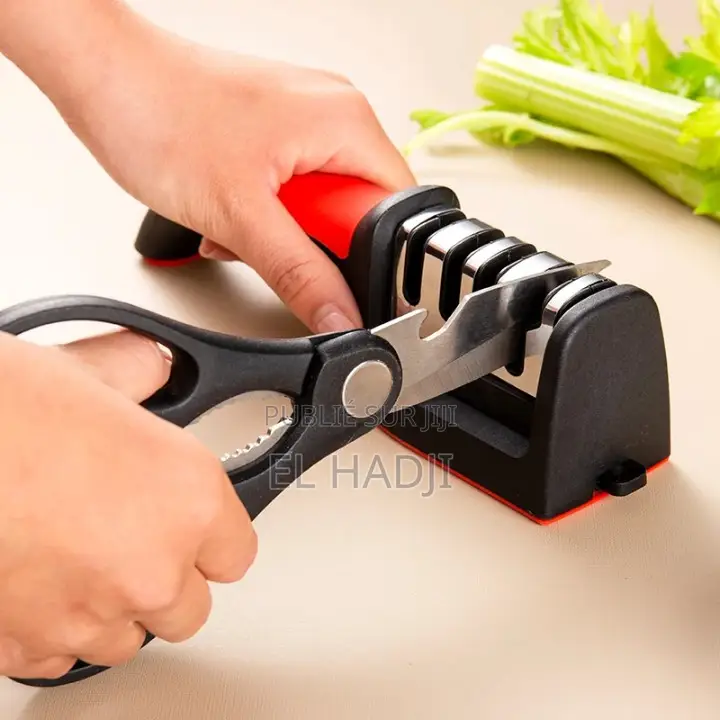 Affûteur / Aiguiseur Manuel 4 en 1 Cuisine