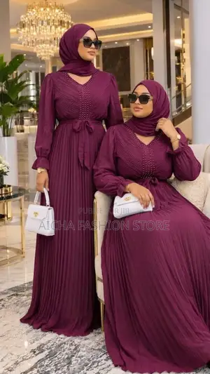 Abaya Robe Plissé Meilleur Qualité