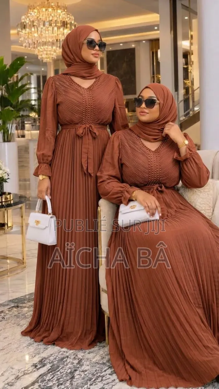 Abaya Robe Plissé Meilleur Qualité