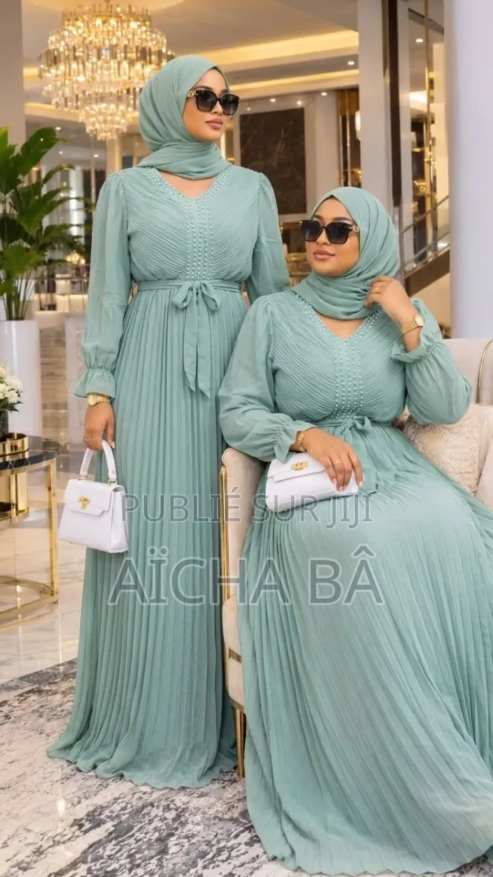 Abaya Robe Plissé Meilleur Qualité