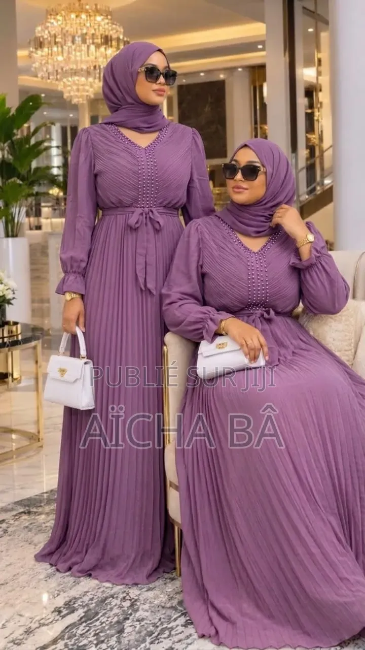 Abaya Robe Plissé Meilleur Qualité