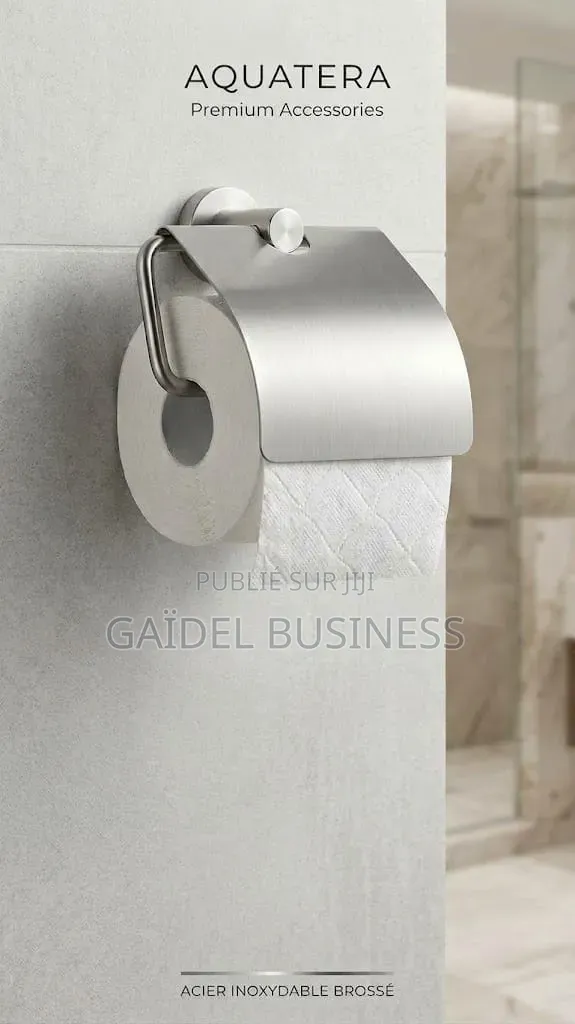 Porte-Papier Hygiénique Haut De Gamme en Acier Inoxydable