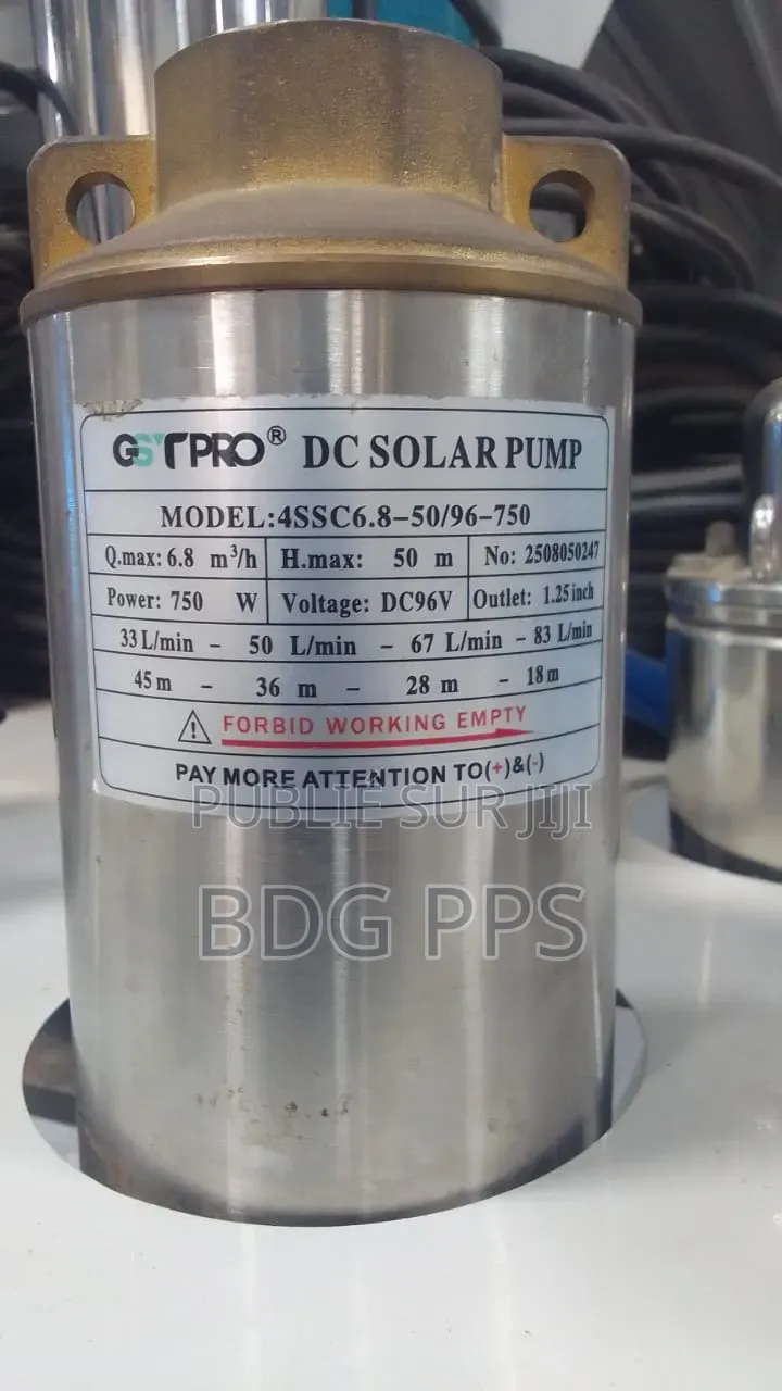 Pompe Immergée Solaires