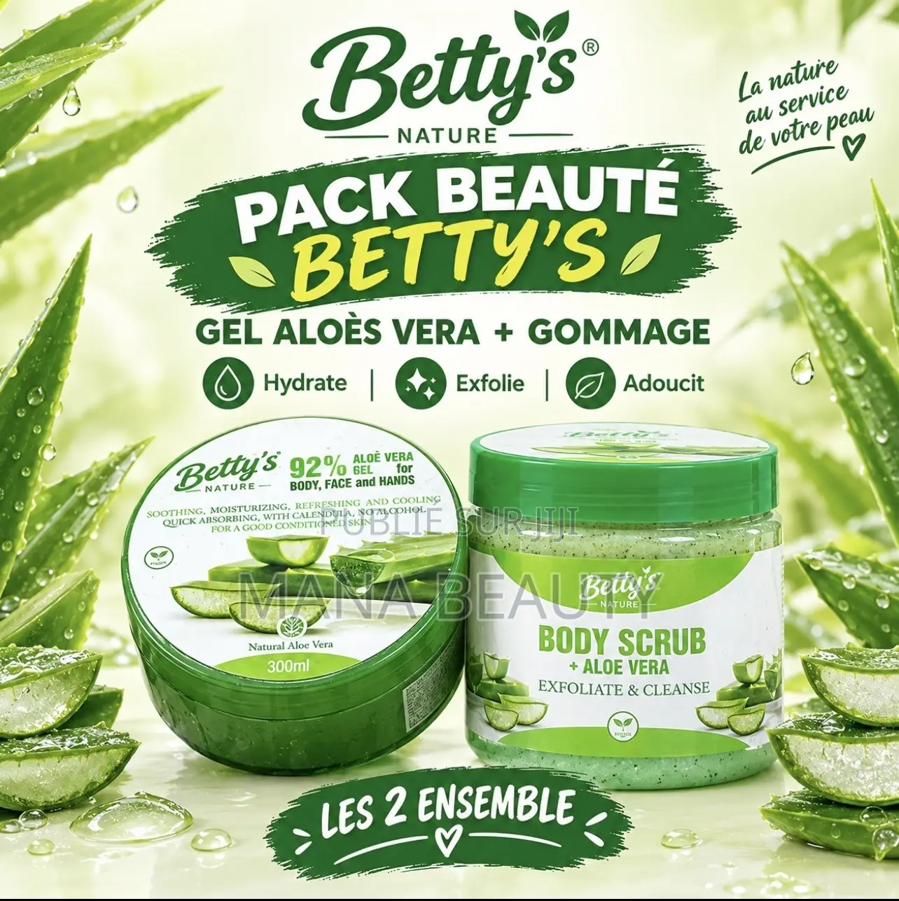 Pack Gommage+gel Aloès Verra
