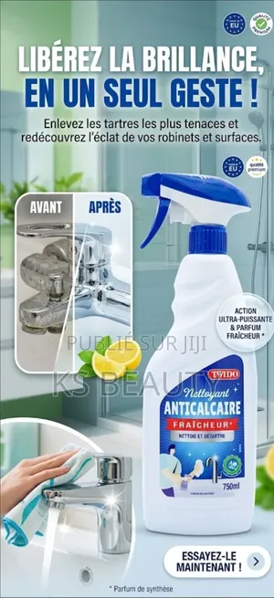 Nettoyant Anticalcaire Et Dégraissant Spray 750ml