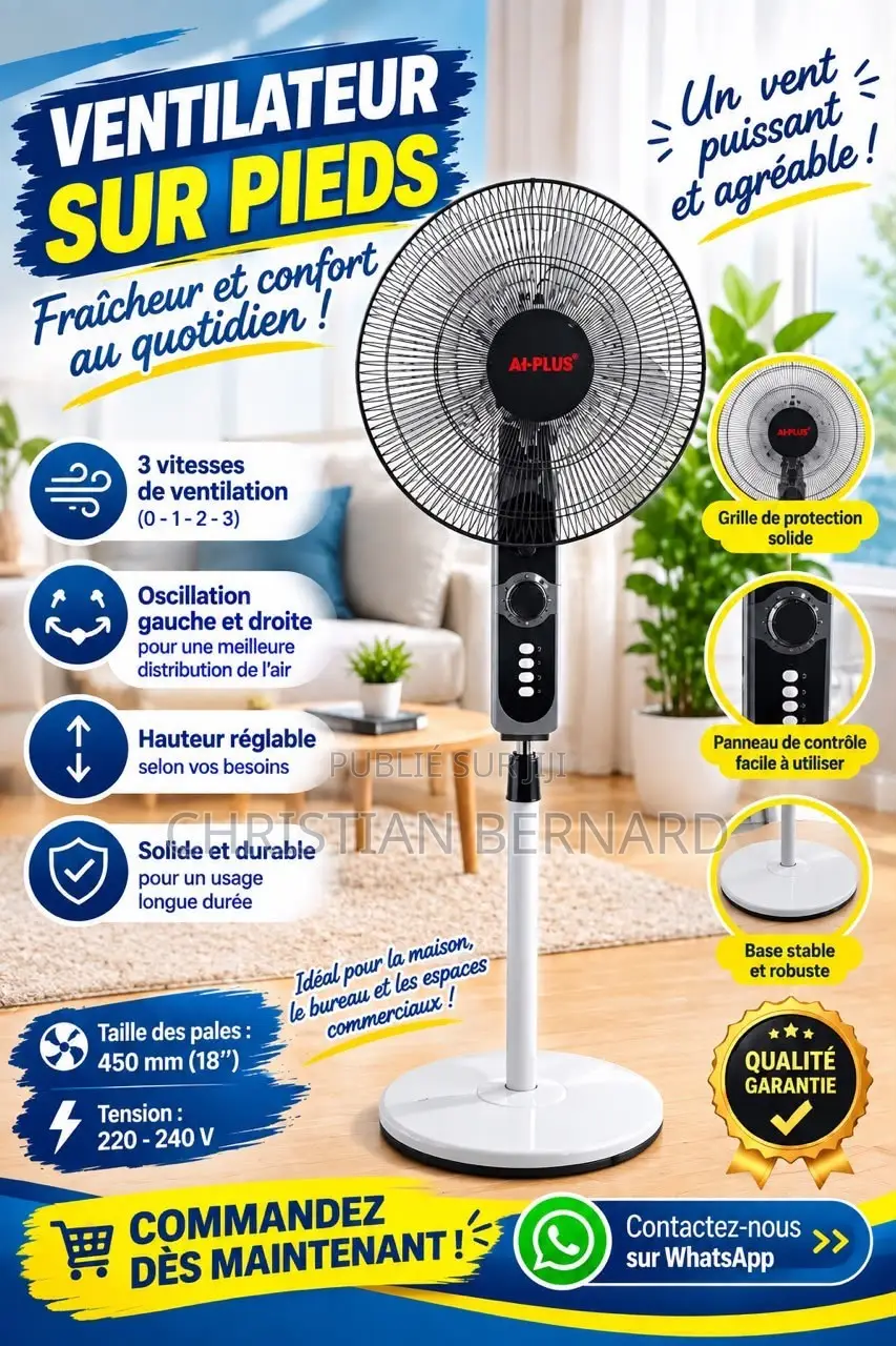 Ventilateur Sur Pied