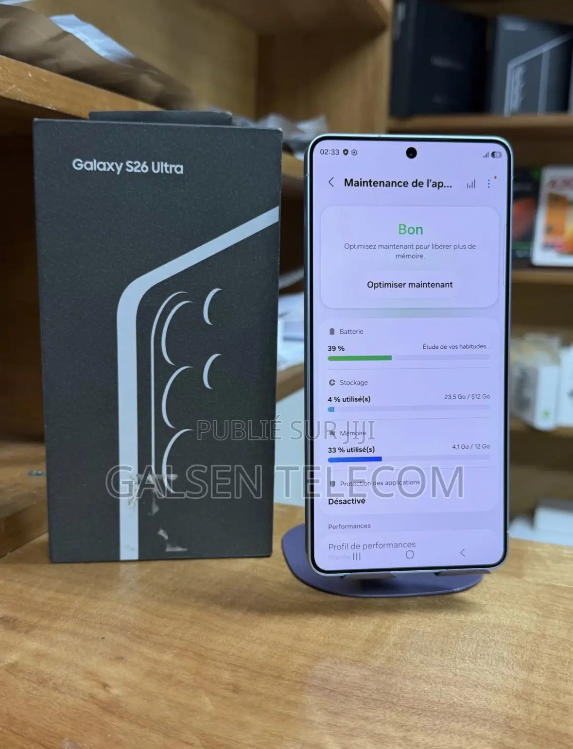 Nouveau Samsung Galaxy S26 Ultra 5G 512 GB Bleu
