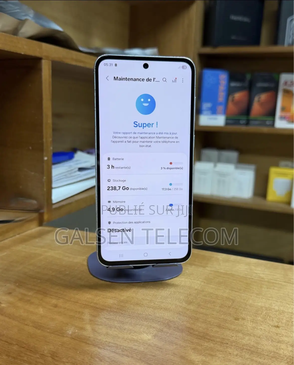 Nouveau Samsung Galaxy A55 256 GB Blanc