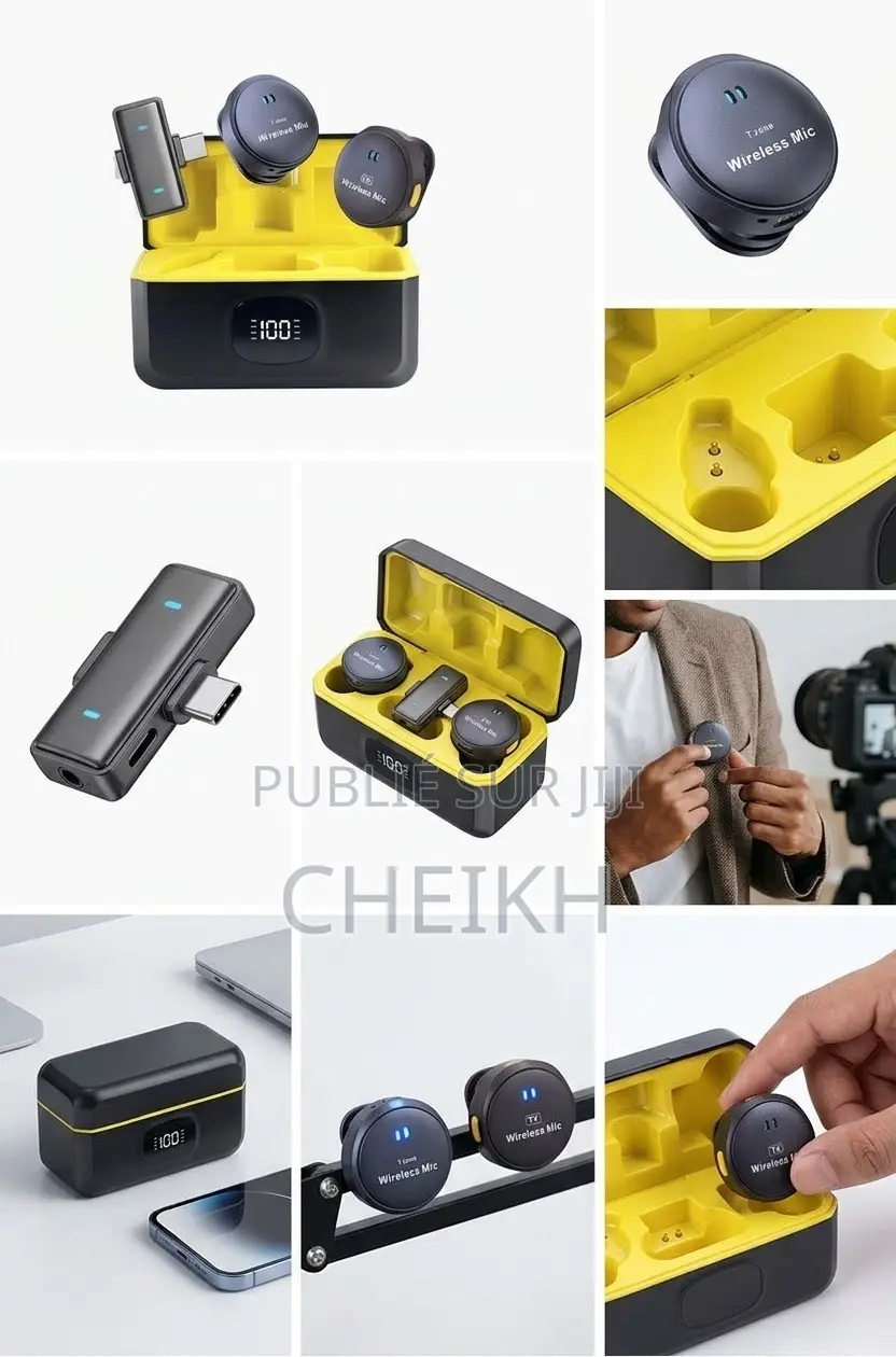 Microphone Cravate Sans Fil Q9 2.4G