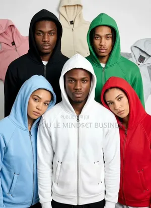 Pulls Capuchon Unique Unisexes 100% Coton Disponible