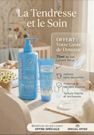 Topicrem Baby Lait Hydratant 500ml Et Gel Lavant 75ml