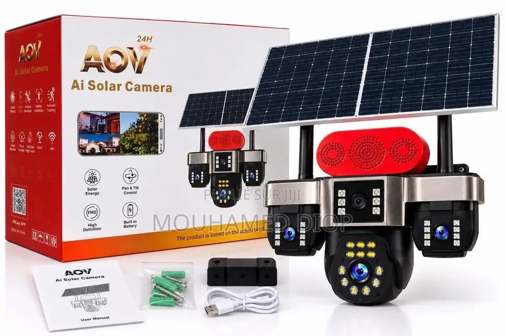  AOV AI Solar Camera — Sécurité Intelligente, Où Que Vous Soyez !