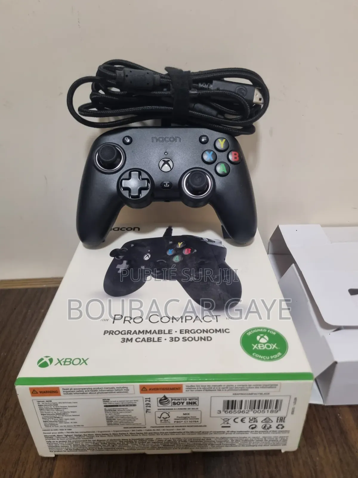 Manette Gaming Nacon Pro Compact (Xbox / PC) – Excellent État.