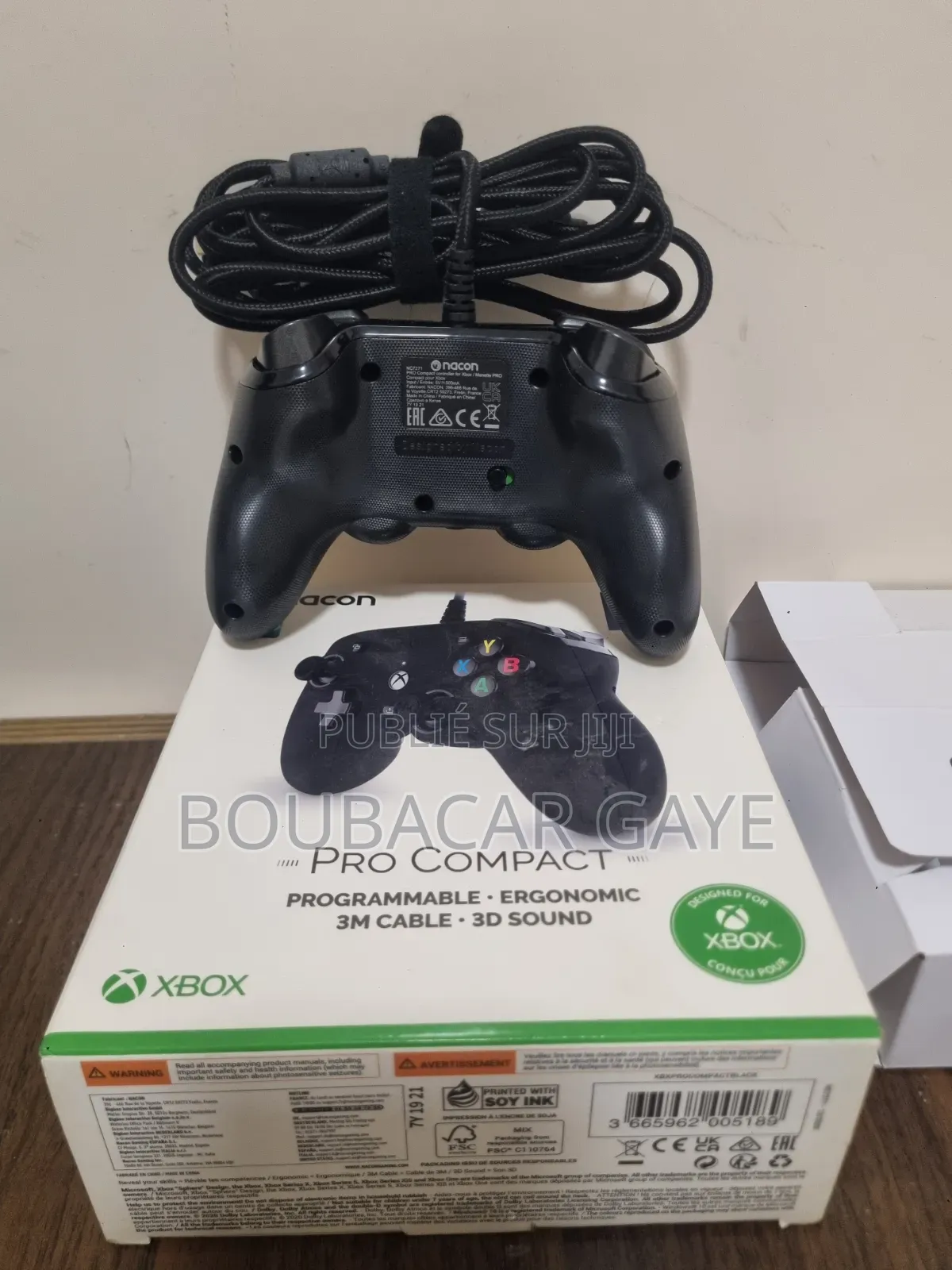 Manette Gaming Nacon Pro Compact (Xbox / PC) – Excellent État.