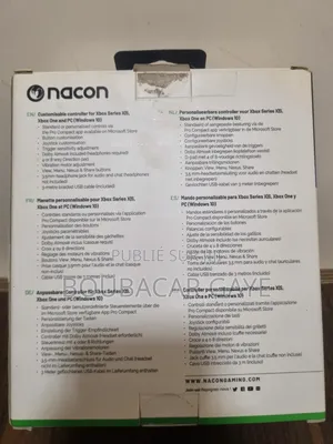 Manette Gaming Nacon Pro Compact (Xbox / PC) – Excellent État.