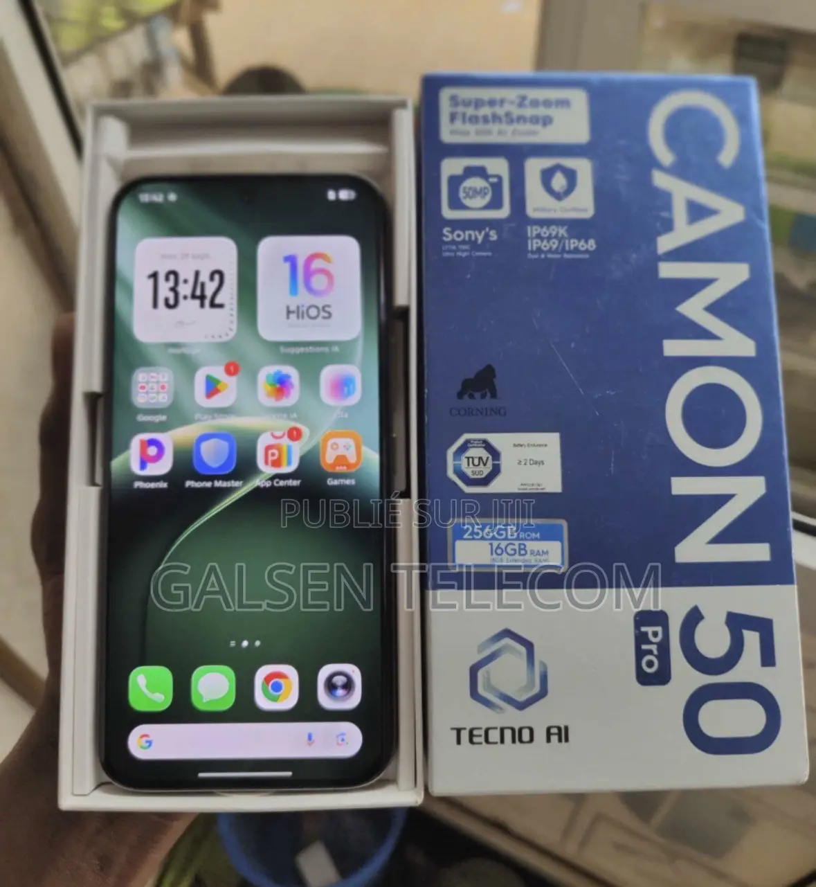 Nouveau Tecno Camon 50 Pro 256 GB Gris