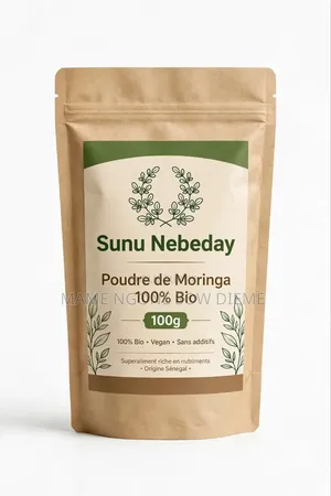 Poudre Moringa Bio Pousse Cheveux + Visage