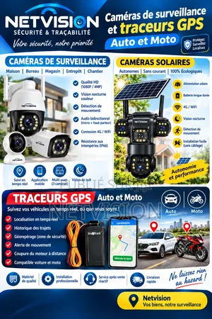 Vente Et Installation De Caméras De Surveillance Et GPS