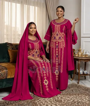 Robe Avec Grand Foulard