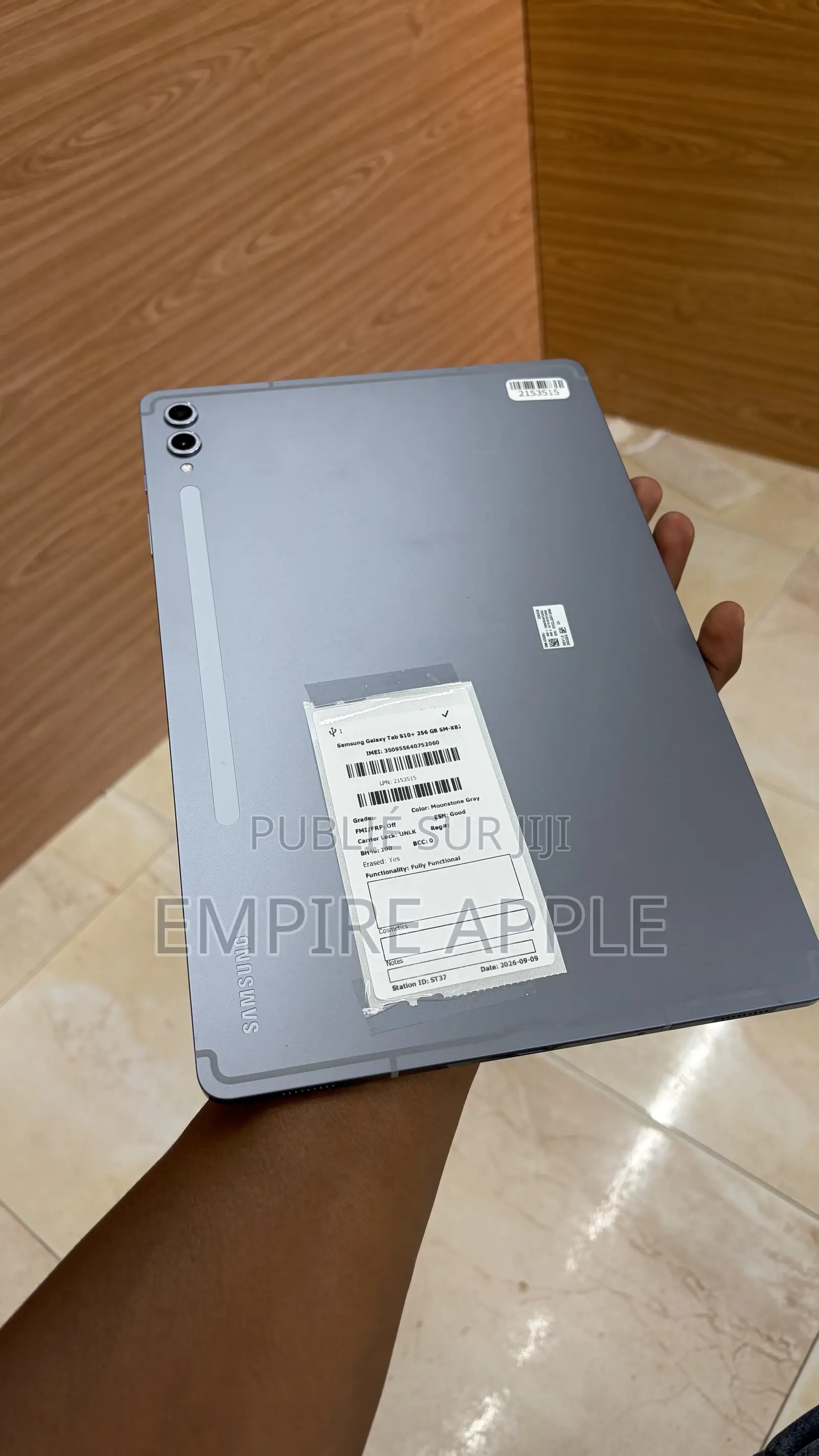 Nouveau Samsung Galaxy Tab S10+ 5G 256 GB Argenté