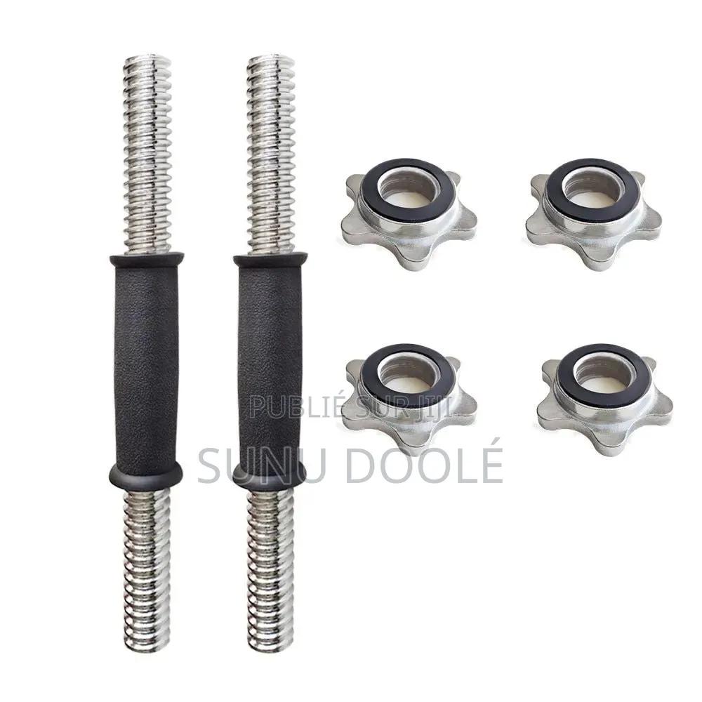Ensemble De 2 Barres en Fer Pour Haltères De 25 Mm