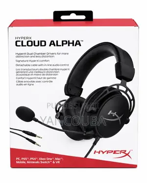 HyperX Cloud Alpha – Casque Gaming Avec Microphone, Son Premium
