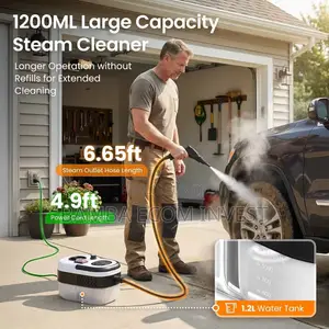 Nettoyeur À Vapeur 3,0 Bar, 2500 W De 1,2L, 9 Accessoires, 6 Niveaux