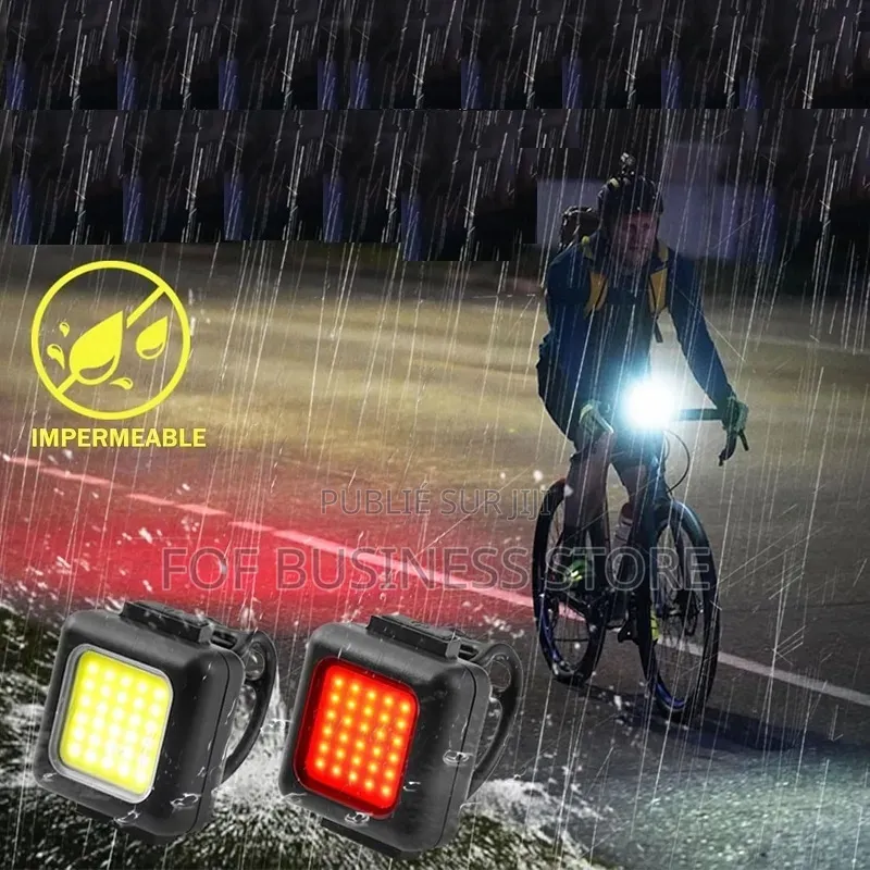 Kit Phare Vélo (Feu Avant Et Arrière)